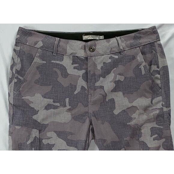 Prana Women's Lightweight Sky Canyon Jogger Hiking Pants. Gray Camo, Women's 10. - Picture 2 of 5